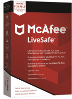 McAfee LiveSafe 2021 | dispositivi illimitati McAfee LiveSafe 2021 | dispositivi illimitati