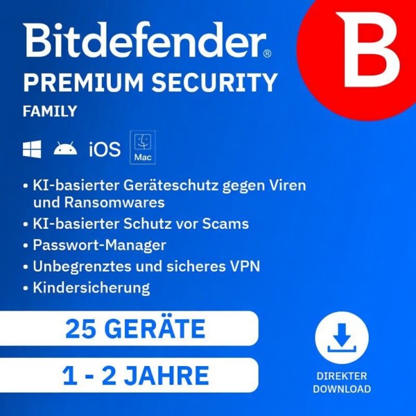 Bitdefender Premium Security Family 2026